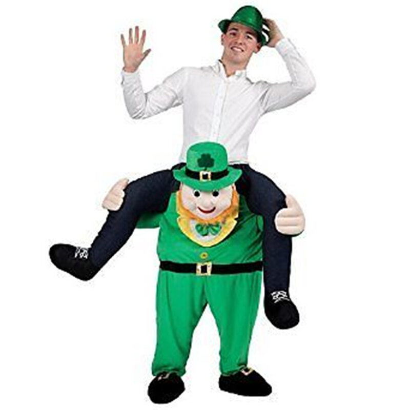Adult Halloween Cosplay Funny Costumes Men Women Ride On Me Mascot Carry Back Funny Animal Pants Fake Leg Carnival Party Cosplay
