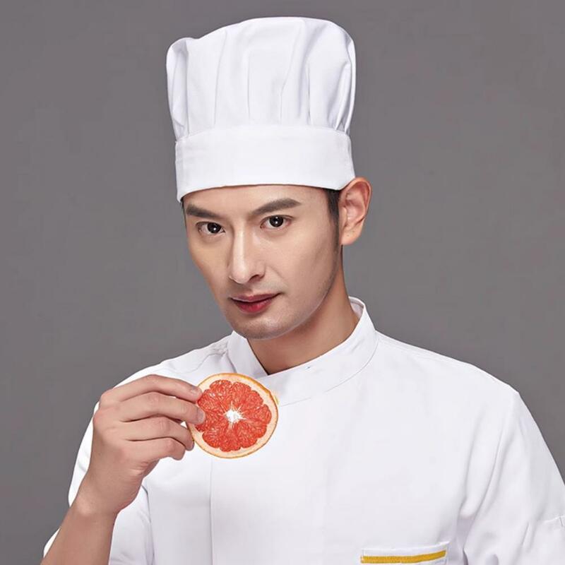 Sweat-wicking Chef Hat Men Chef Hat Professional White Chef Hat for Kitchen Catering Work Unisex Baking Cooking Costume for Men
