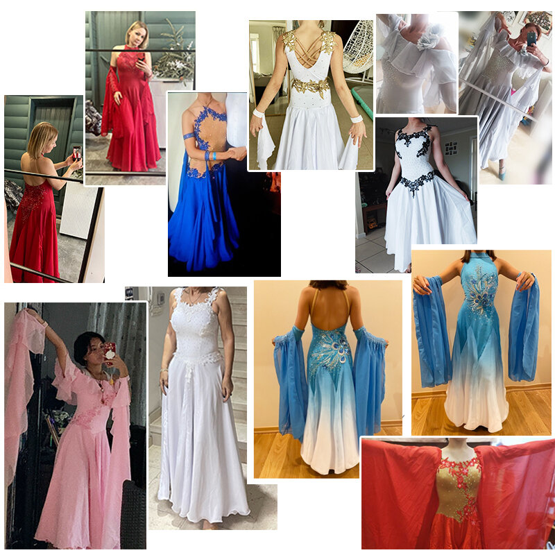 Ballroom Dance Dress Standard Skirt Competition Dress Costumes Performing Dress Customize New Arrival Adult Children