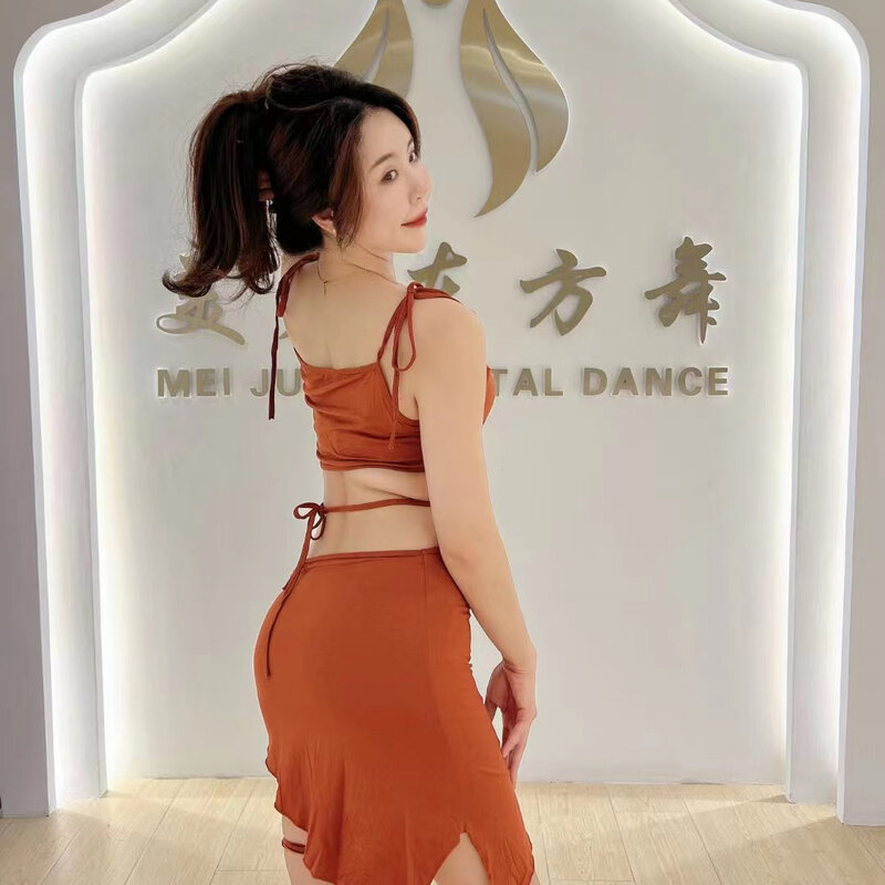Belly Dance Costume Wear 2023 Dancing Women Clothing Suit Lesson Performance Practice Set Chinese Folk Costumes Dancewear Stage