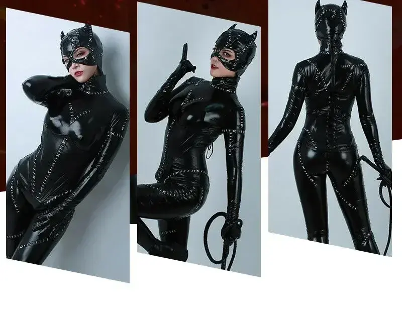 Miccostumes Women Cosplay Costume Cat Suit Jumpsuit Bodysuit for Women Cosplay Costume halloween costumes