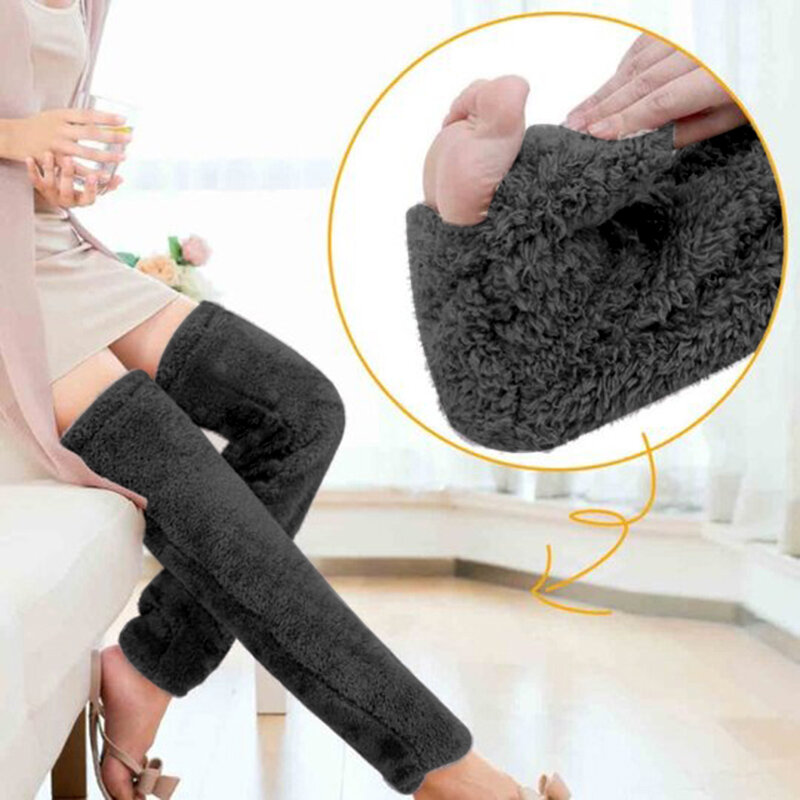 Vrouwen Thermische Fleece Lange Sokken Beenwarmers Sokken Pluche Voor De Meeste Mensen