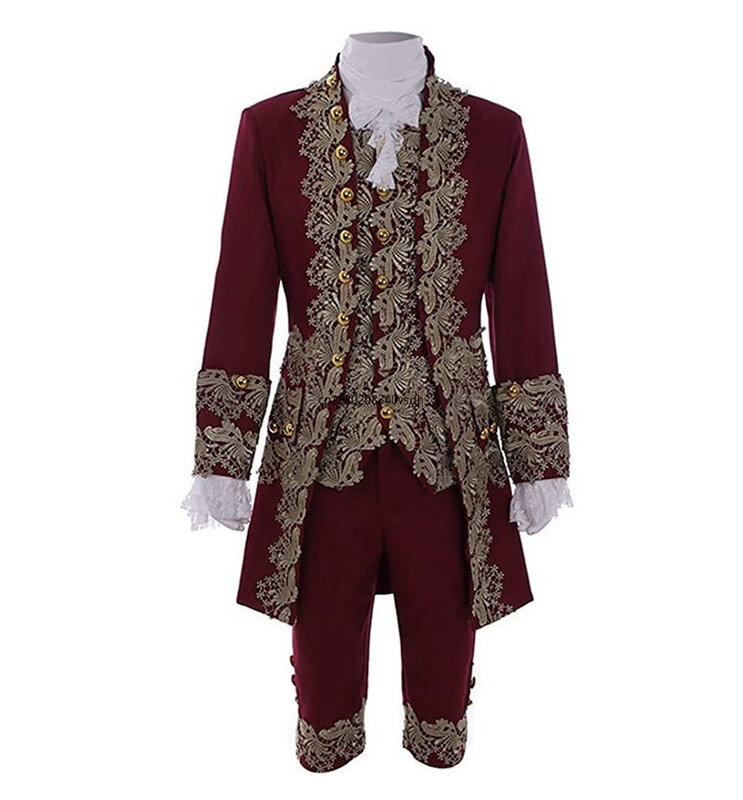 Popular Cosplay Costumes Medieval Palace Style Embroidery Lace Aristocratic Stage Drama School Performance Cosplay Costumes