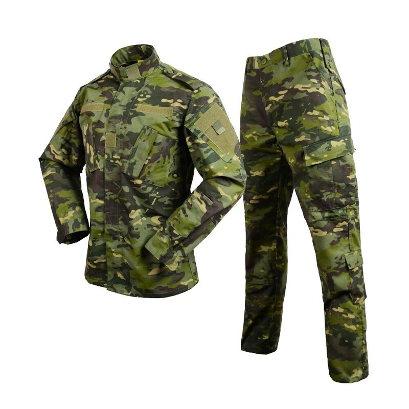 Military Uniform Camo Tactical combat Set Army Hunting Suit Uniforme Militar Tactical Suits Airsoft Men Clothing Working Clothes