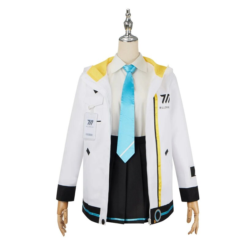 Game Hanaoka Yuzu Cosplay Costume Jacket Shirt Skirt Coat Uniform For Women Suit Halloween Carnival Demon Party Outfit
