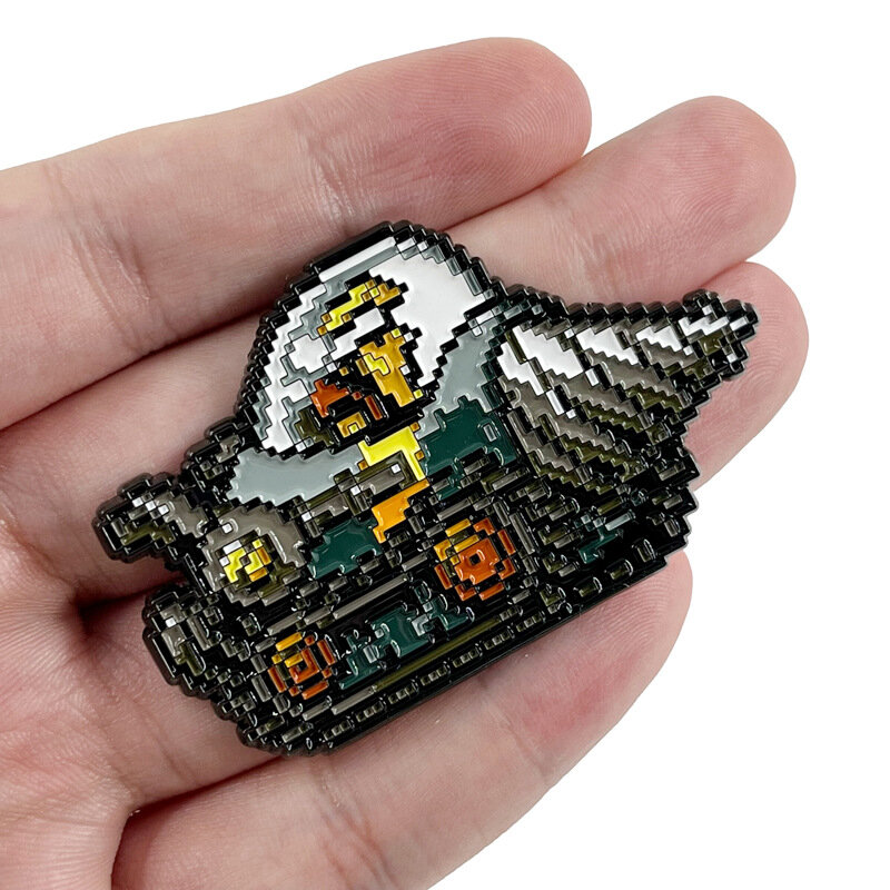 Game Metal Slug Cosplay Cartoon Costume Metal Badge Pin Alloy Brooch Props Gift