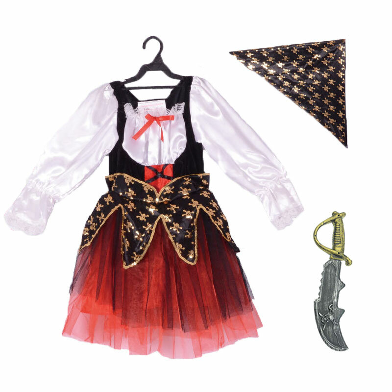 Umorden Halloween Carnival Party Costume for Girl Girls Kids Children Pirate Costumes Fantasia Infantil Cosplay Clothing