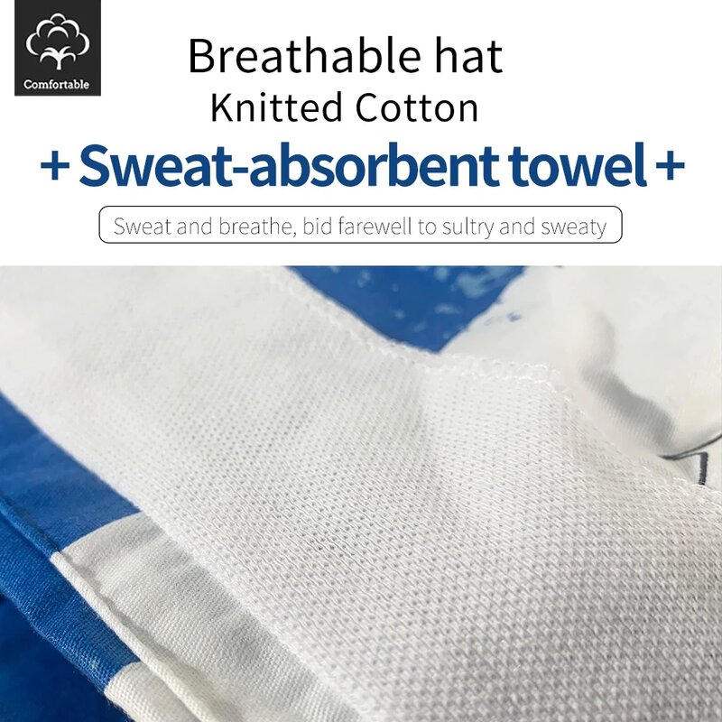 Adjustable Pet Beauty Work Hats with Sweat-absorbent Cartoon Print Cap Elastic Buckle 100%cotton Health Service Scrubs Women Hat