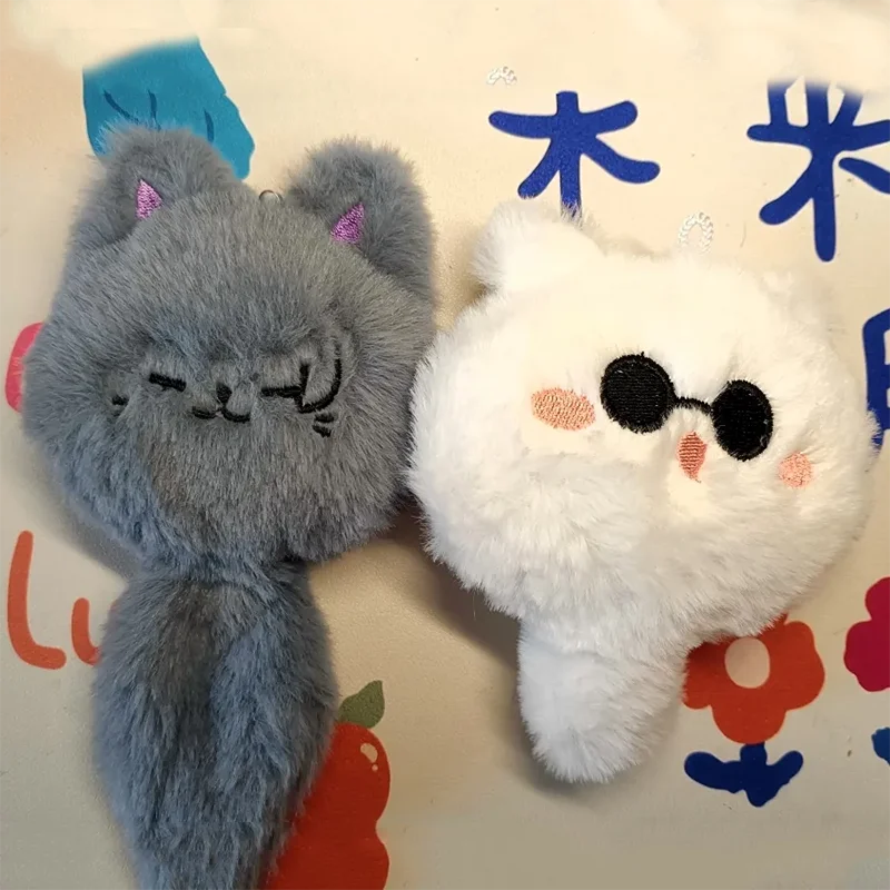 Anime Jujutsu Kaisen Keychain Geto Suguru and Satoru Gojo Cosplay Plush Doll Pendant Keyrings Accessories Key Chains Fans Gifts