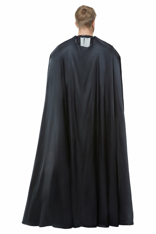 Darth Cos Vader Cosplay Anime Costume Jumpsuit Vest Cloak Black Uniform Fantasia Men Boys Halloween Carnival Party Disguise Suit