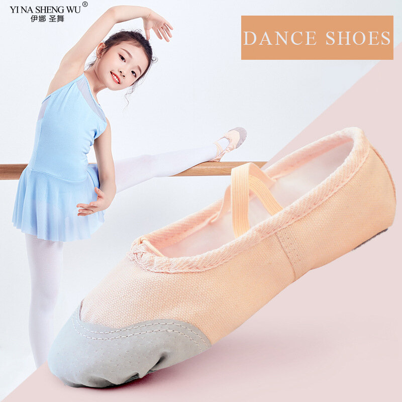 Soft-soled Ballet Practice Dance Shoes Yoga Shoes Canvas Cat Claw Non-slip Shoes Children/adult Professional Unisex Dance Shoes