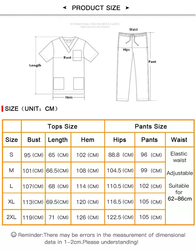 High Quality Scrub Uniform Jogging Pant Pet Grooming Doctor Work Clothes Health Care Medical School Accessories Nursing Workwear