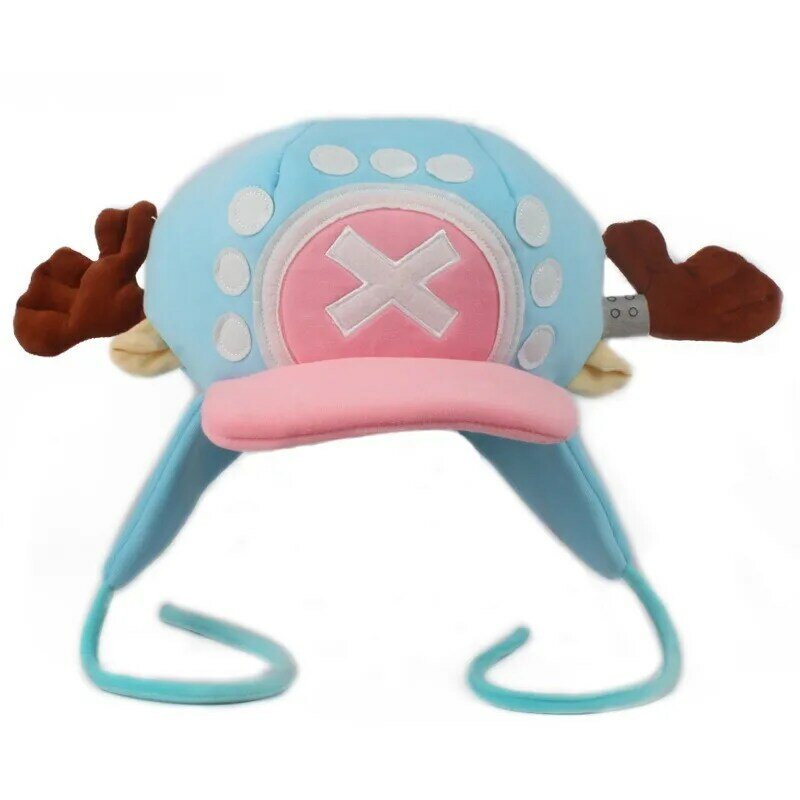 Anime Kawaii Hats Plush Toys Cosplay Chopper Cotton Hat Warm Winter Cap Cos Props Adult Unisex Gifts Fashion Accessories