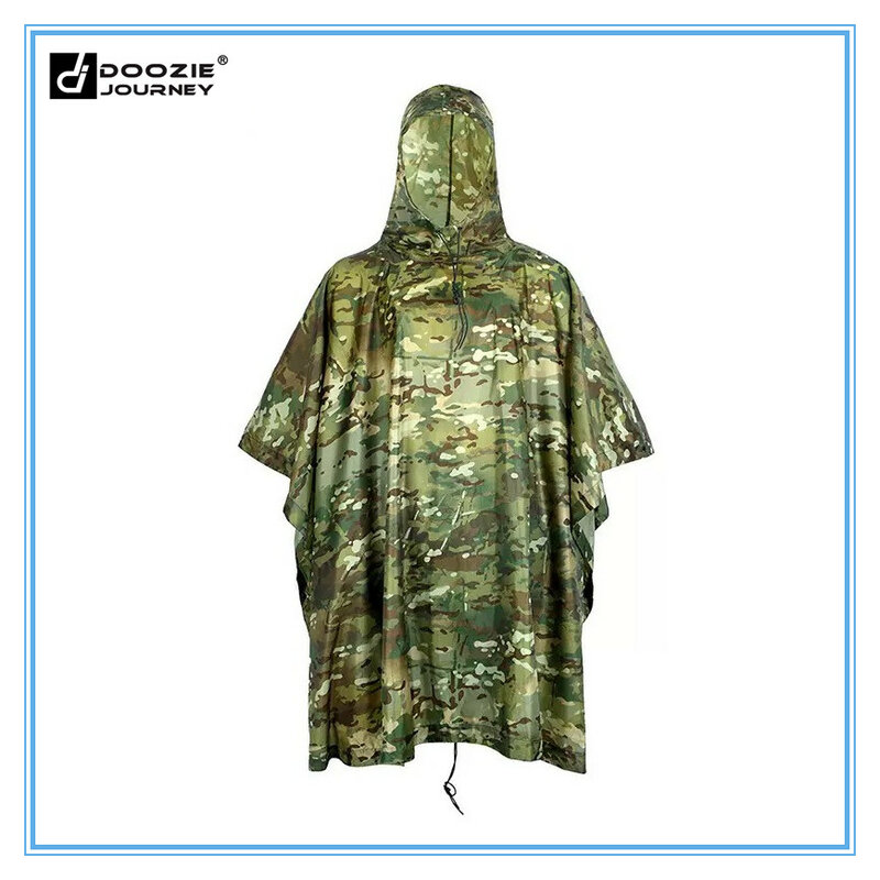 Tactical Raincoat Military Ponch Water proof Rain Man Rainrainwater Army Raincoat Tent Waterproof Impermeable Outdoor