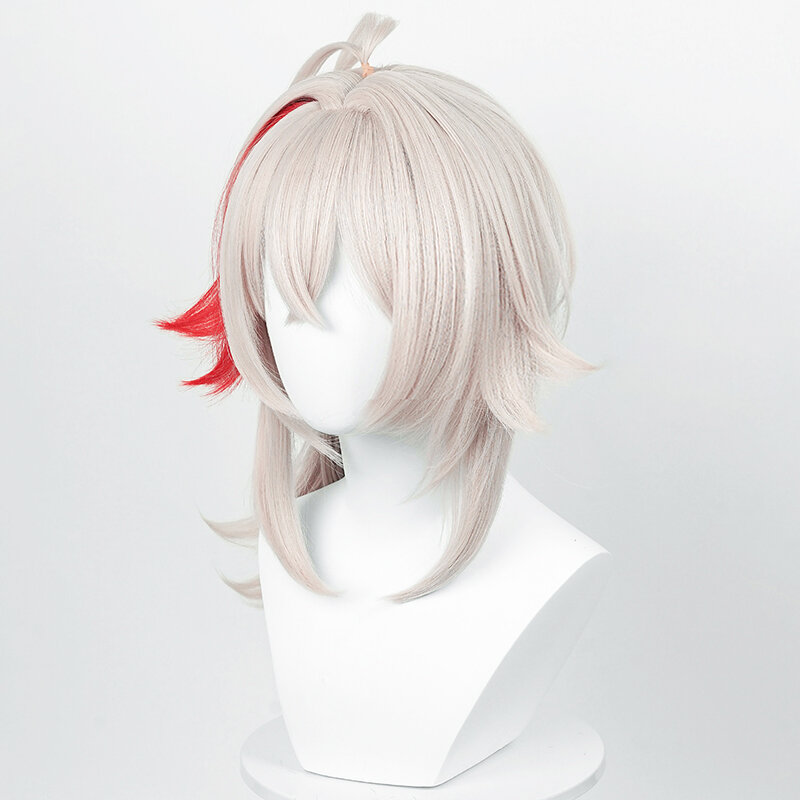 High Quality  Impact Cosplay Kazuha Wig Kazuhan Cosplay Wig Heat Resistant Synthetic Hair Party Game Anime Wigs + Hairnet