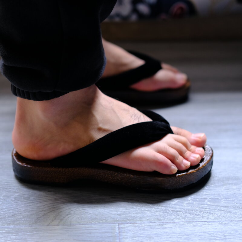 Man Women Slippers Japanese Geta Flip Flops Cos Demon Slayer Wood Thick Sole Coplay Shoes Slippers Japanese Clogs Sandals