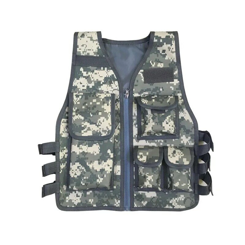 SMTP ZL1 Children Tactical Vest CS Game Chest Camouflage Military Training Combat Airsoft Vest for Children