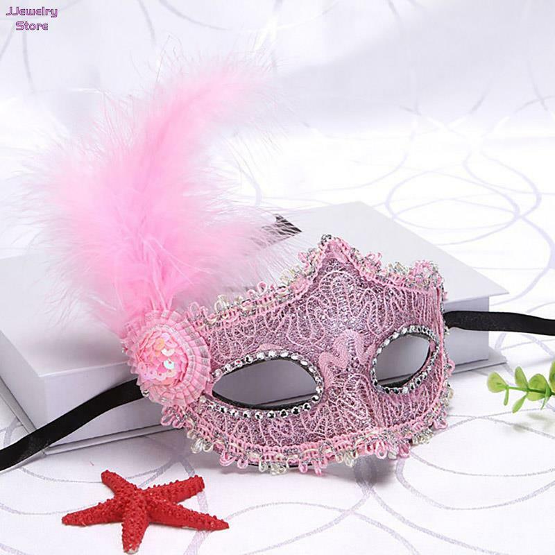 Women Hollow Lace Masquerade Face Mask Cosplay Prom Party Props Costume Halloween Masquerade Mask Nightclub Queen Sexy Eye Mask