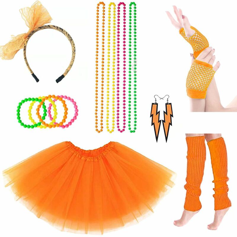 1980s PROM Party Costume Accessories Ladies Cosplay Costume Accessories Halloween Headwear Adult Kids