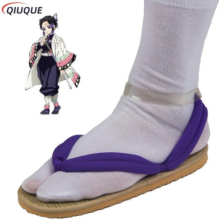 Adult / Kids Anime Kamado Nezuko Cosplay Clogs Kimono Flip-flops Geta Slippers Shoes
