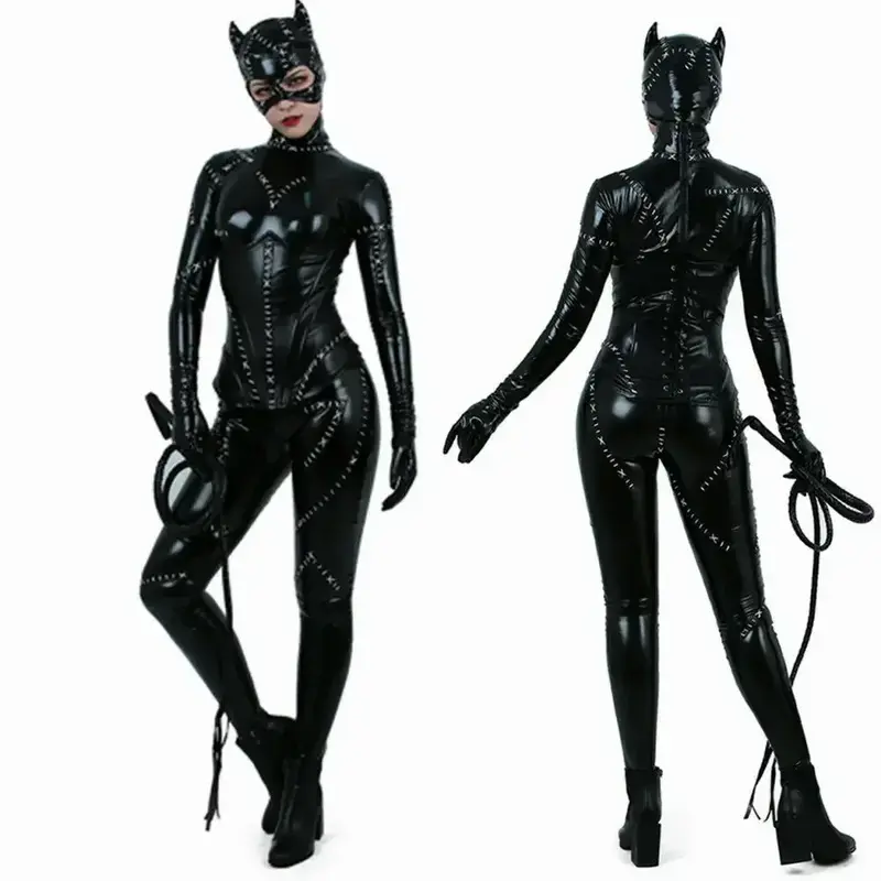 Miccostumes Women Cosplay Costume Cat Suit Jumpsuit Bodysuit for Women Cosplay Costume halloween costumes