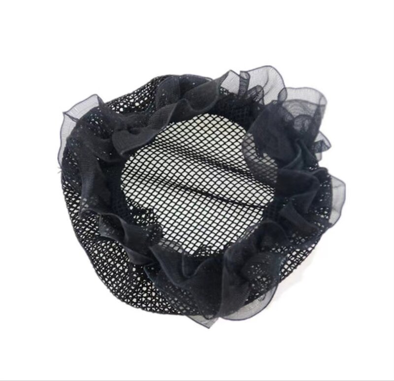 Frauen Ballett elastisches Haarnetz verstellbar hochwertige Webart verstellbare Kordel zug Stil Stirnbänder Mode Kopf bedeckungen Accessoires