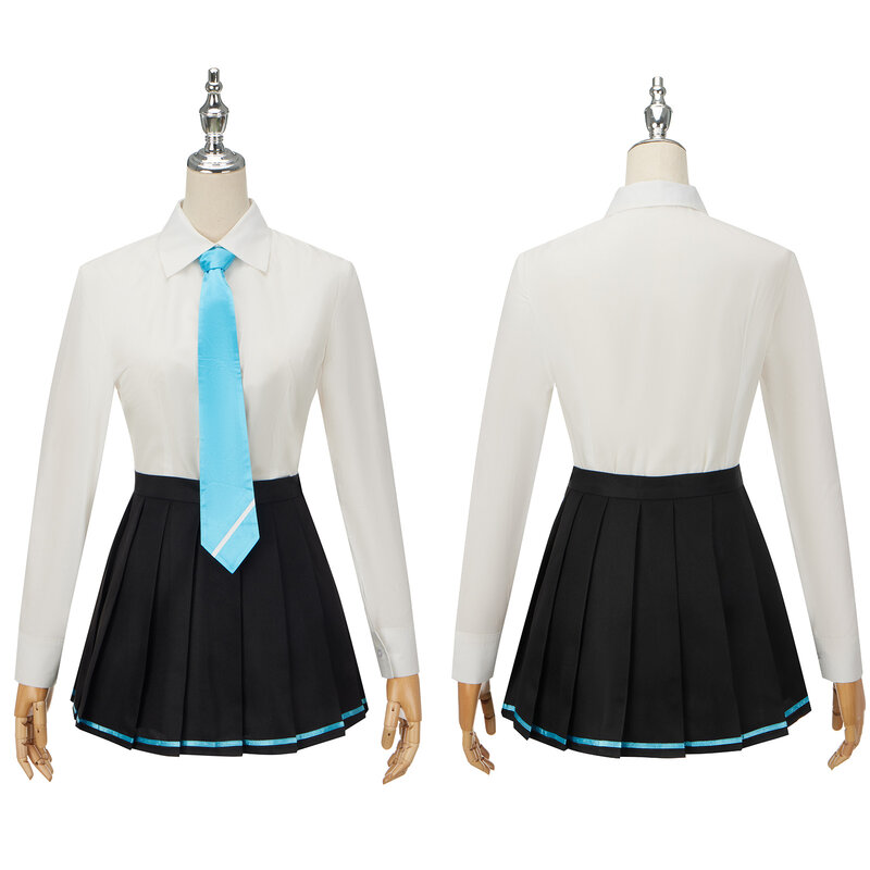 Game Hanaoka Yuzu Cosplay Costume Jacket Shirt Skirt Coat Uniform For Women Suit Halloween Carnival Demon Party Outfit