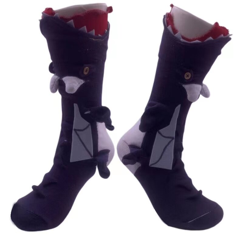 ใหม่คริสต์มาสของขวัญถุงเท้า Shark Chameleon จระเข้3D ความคิดสร้างสรรค์กว้างปากถักถุงเท้าน่ารักน่ารักฤดูหนาว Warm ถุงเท้าชั้น