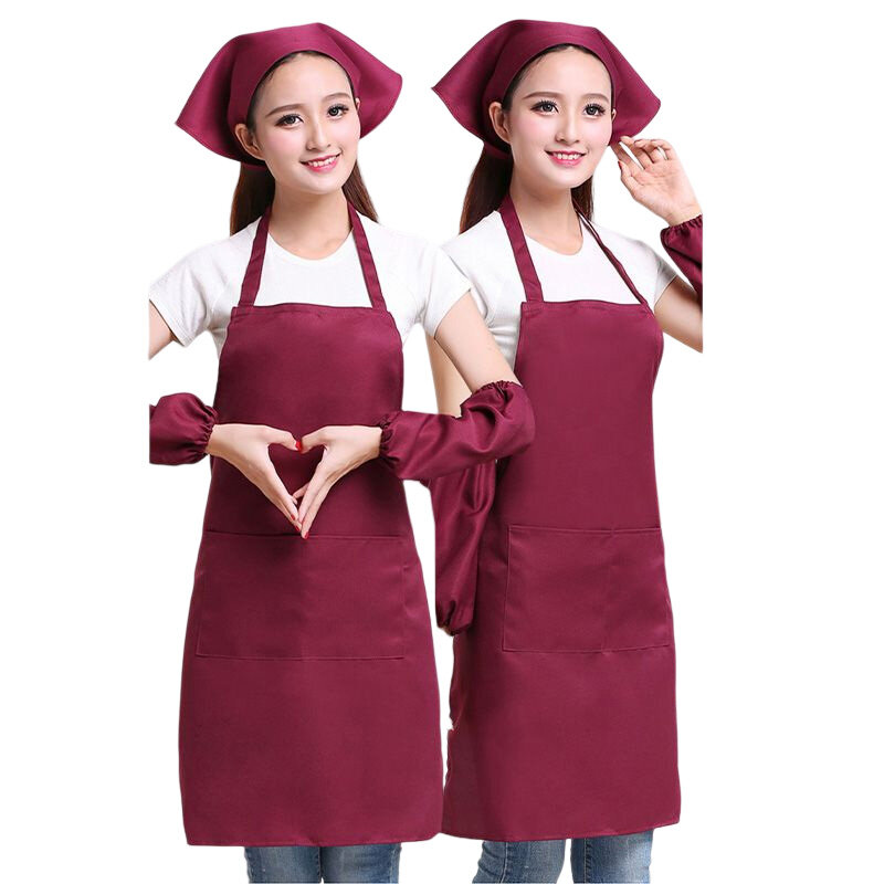 New Japanese Simple Catering Chef Work Hat Women's Solid Color Breathable Sushi Restaurant Waiter Triangle Headscarf Unisex